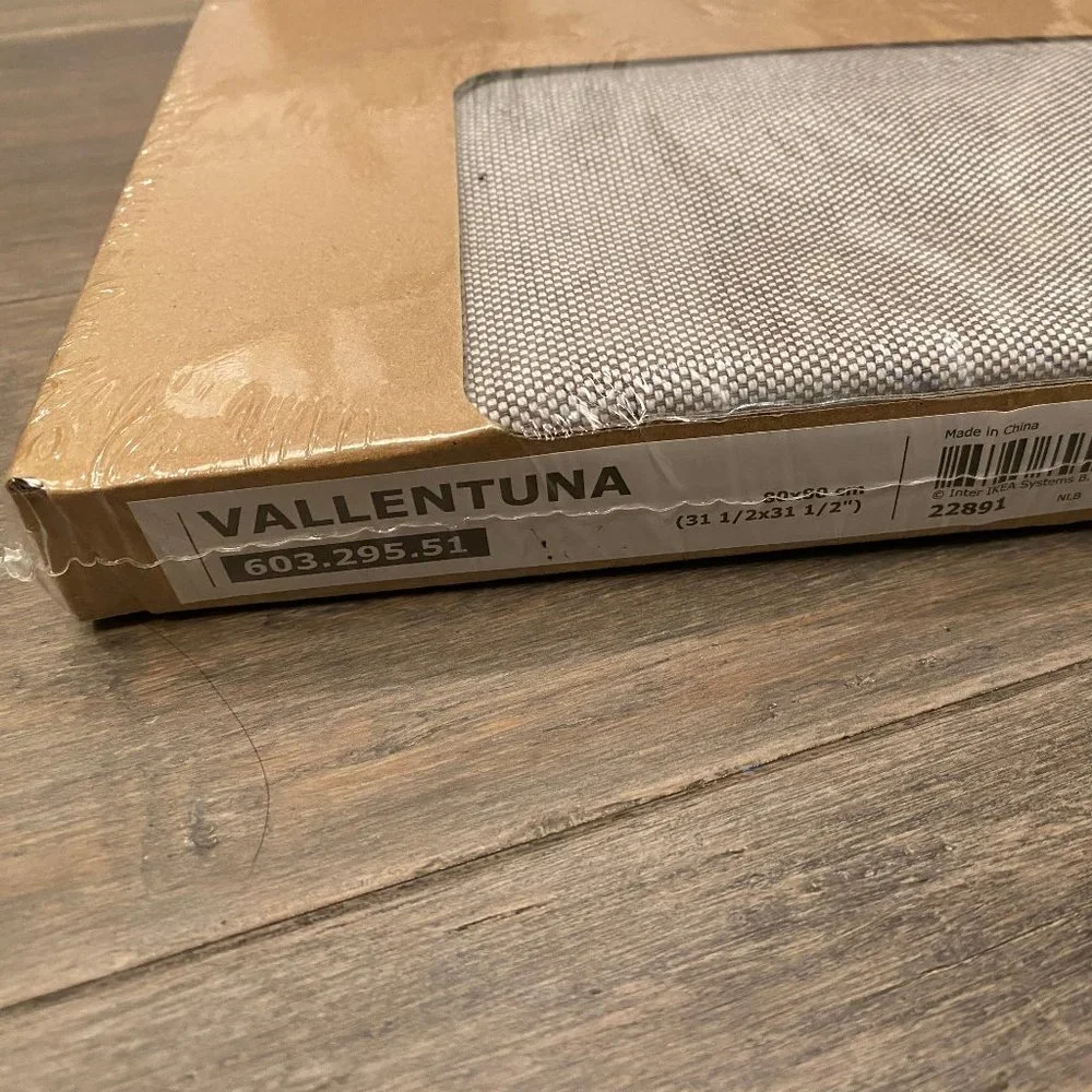 New ! IKEA VALLENTUNA Cover Backrest Orrsta Light Gray 31 1/2x31 1/2